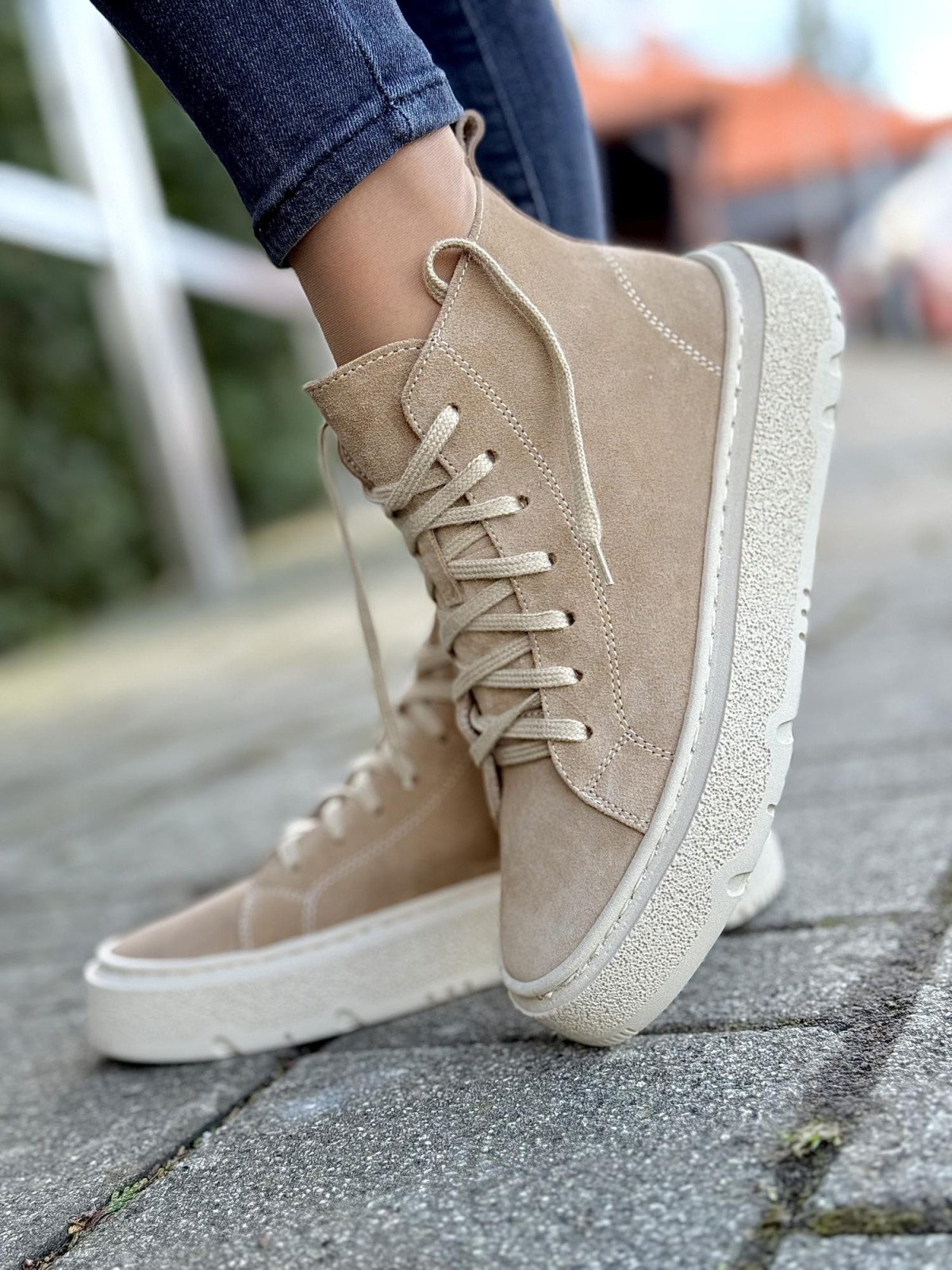 Sneakersy OLEKSY ze skóry Polskiej produkcji