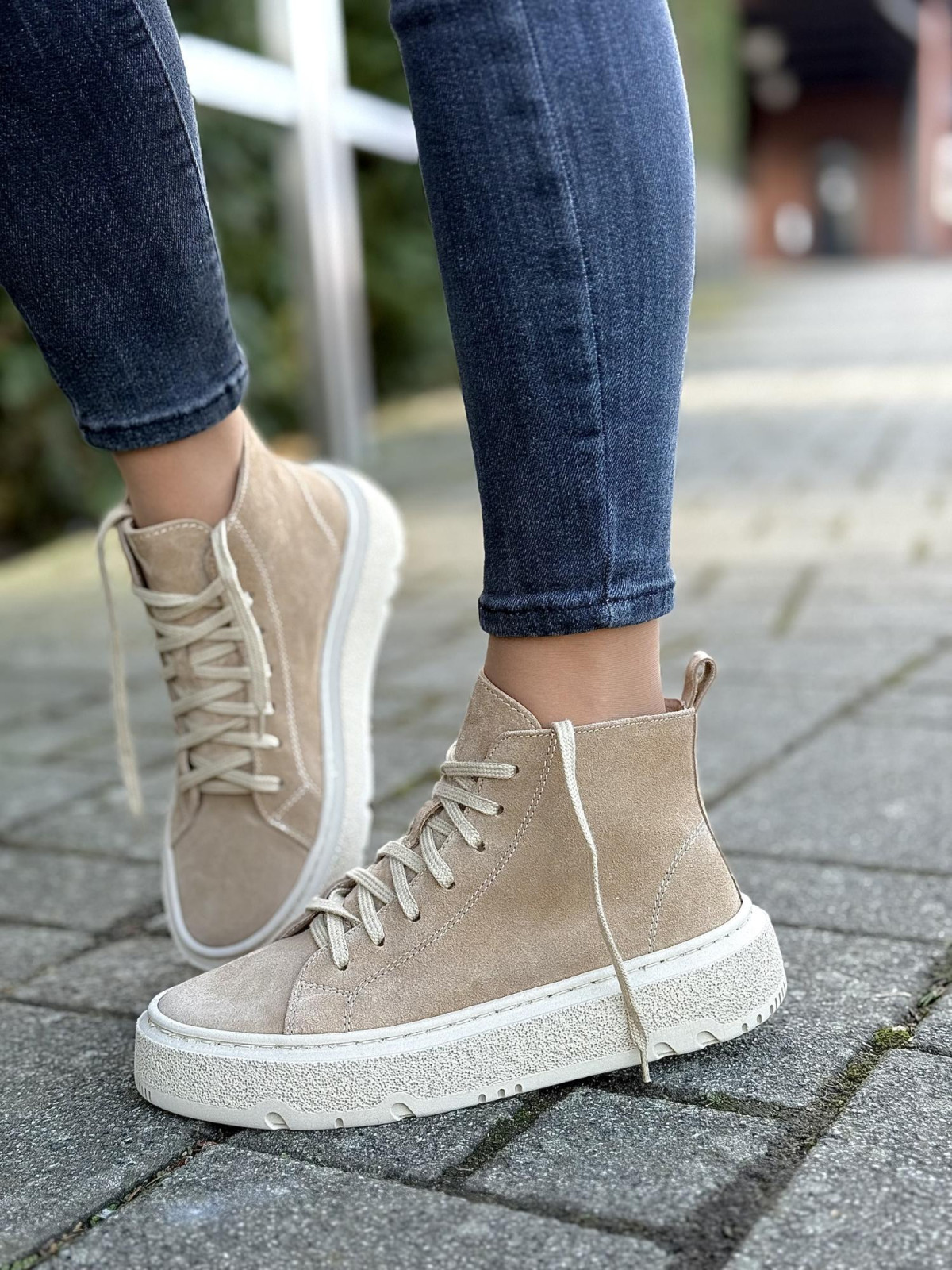 Sneakersy OLEKSY ze skóry Polskiej produkcji