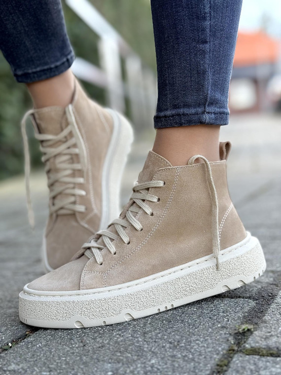 Sneakersy OLEKSY ze skóry Polskiej produkcji