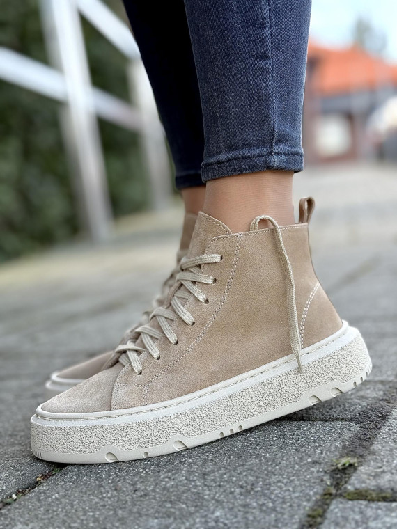 Sneakersy OLEKSY ze skóry Polskiej produkcji