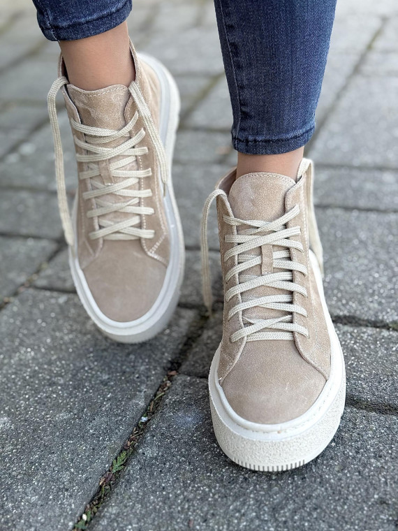 Sneakersy OLEKSY ze skóry Polskiej produkcji