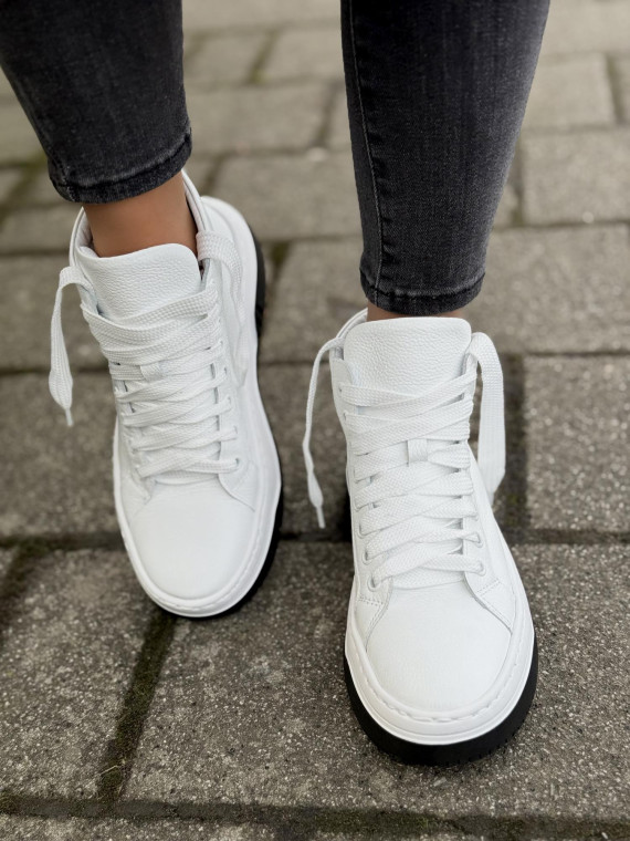 Sneakersy OLEKSY ze skóry Polskiej produkcji