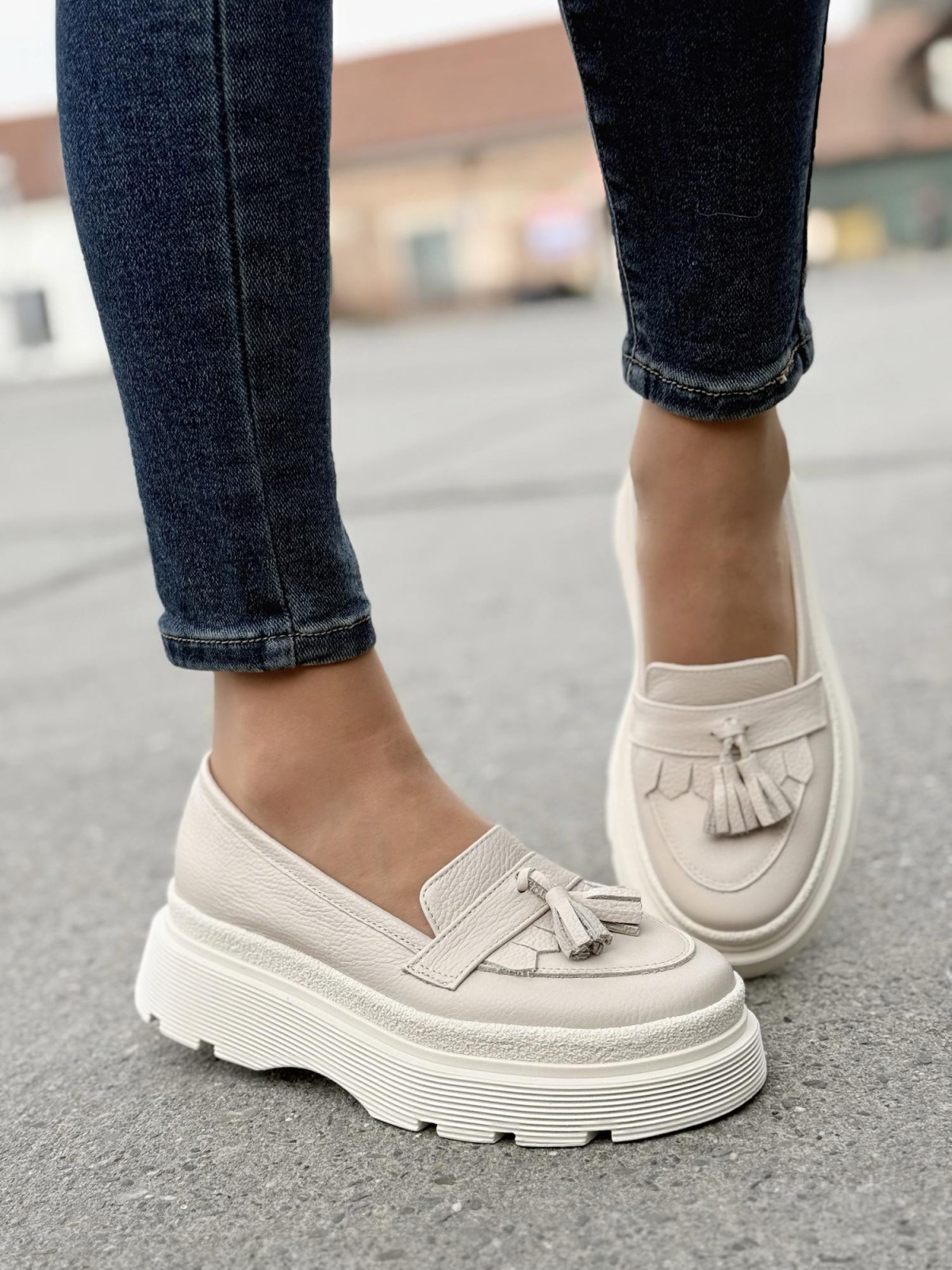 Mokasyny skórzane OLEKSY Polskiej produkcji