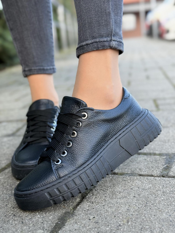 Sneakersy OLEKSY ze skóry Polskiej produkcji