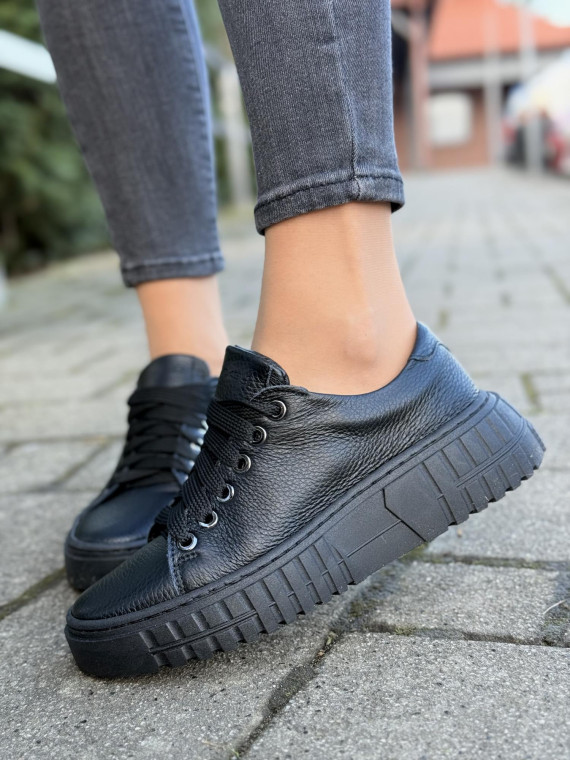 Sneakersy OLEKSY ze skóry Polskiej produkcji