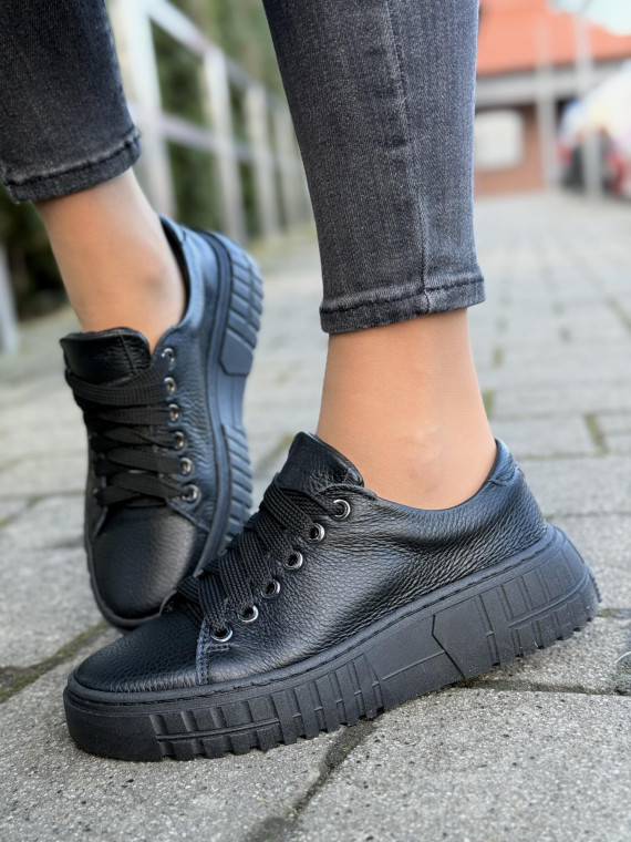 Sneakersy OLEKSY ze skóry Polskiej produkcji