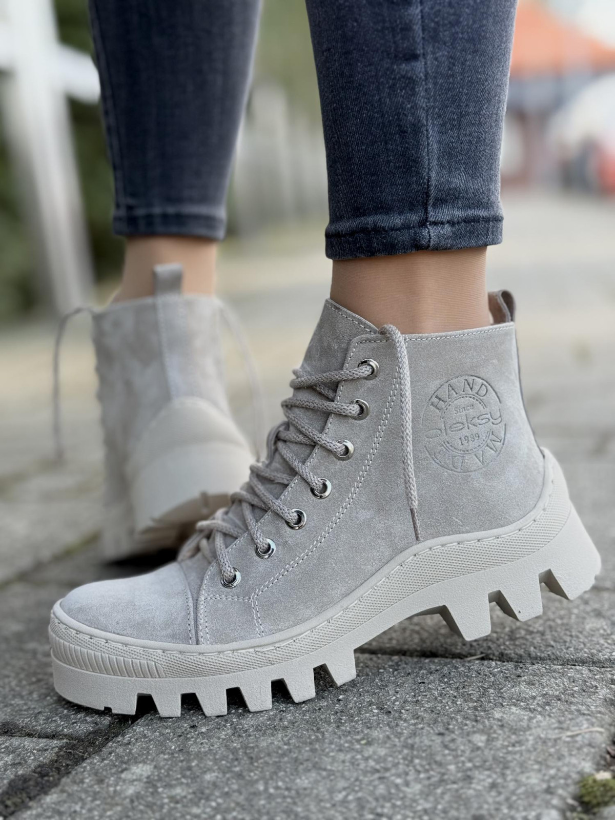 Trapery skórzane OLEKSY Polskiej produkcji