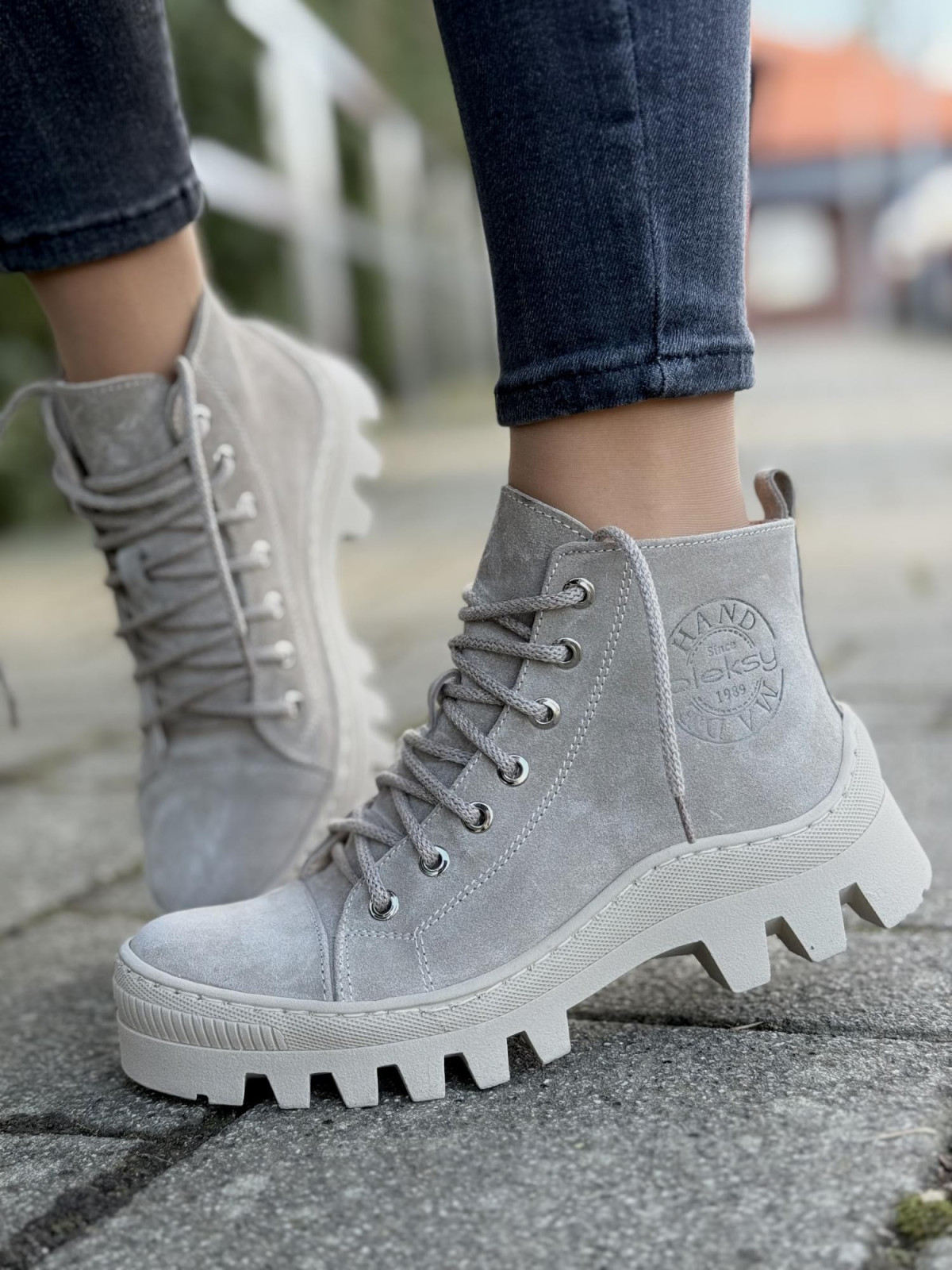 Trapery skórzane OLEKSY Polskiej produkcji