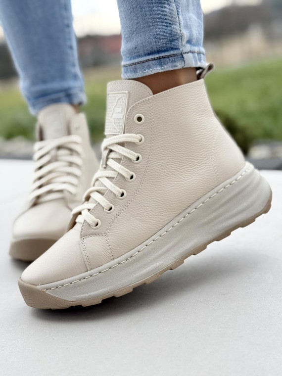 Sneakersy OLEKSY ze skóry Polskiej produkcji