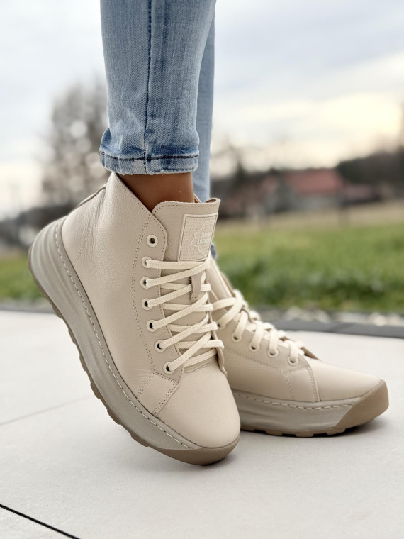 Sneakersy OLEKSY ze skóry Polskiej produkcji