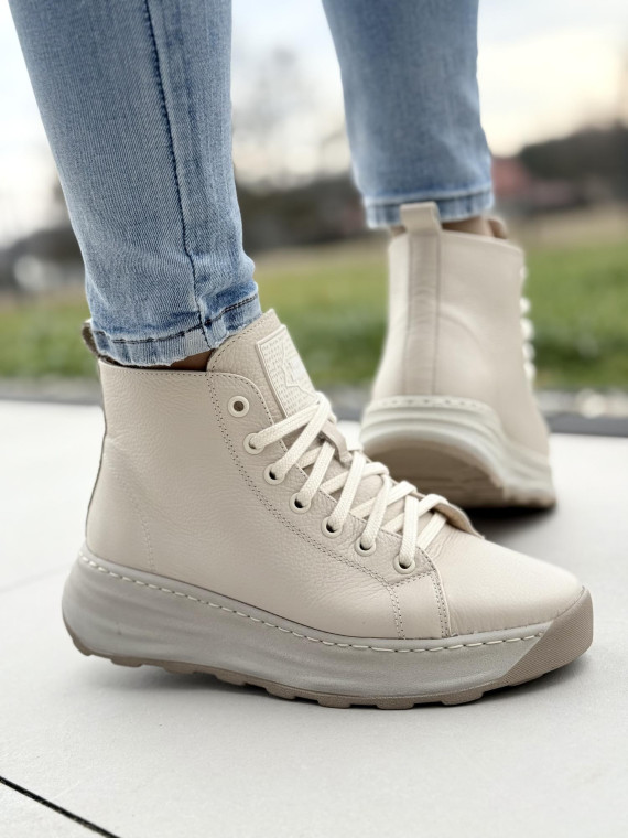 Sneakersy OLEKSY ze skóry Polskiej produkcji