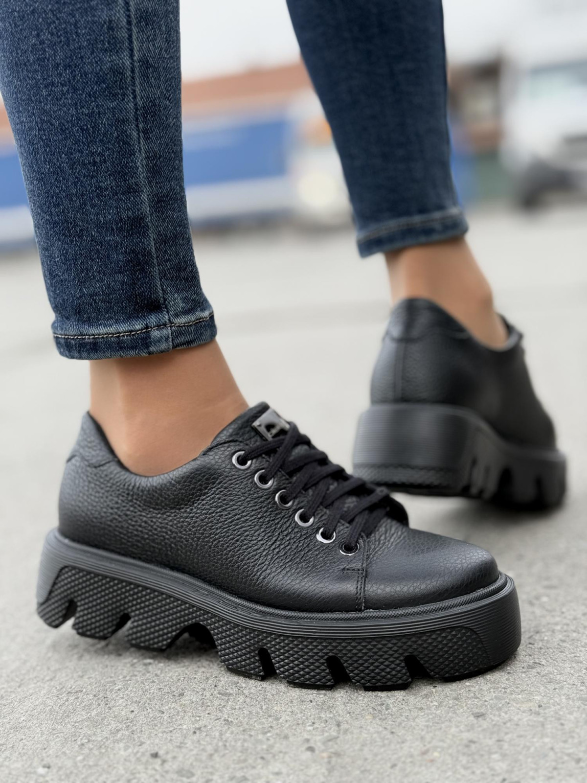 Sneakersy OLEKSY ze skóry Polskiej produkcji