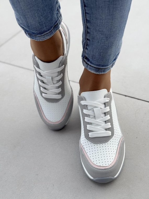 Sneakersy damskie ze skóry naturalnej