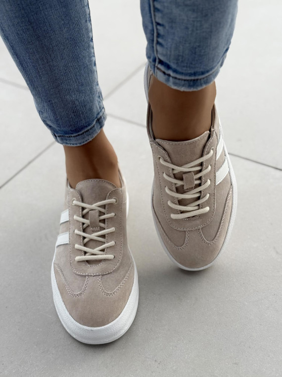 Sneakersy damskie ze skóry naturalnej
