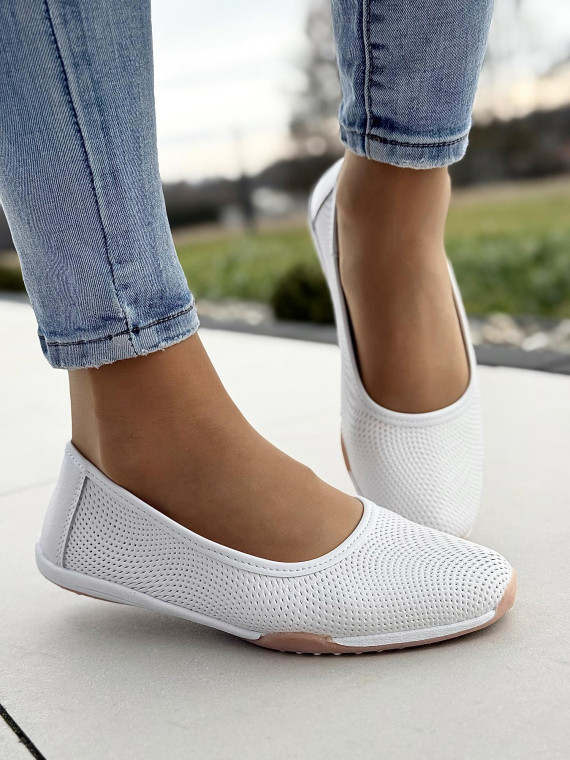 Baleriny ze skóry naturalnej