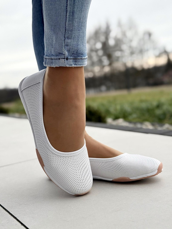 Baleriny ze skóry naturalnej