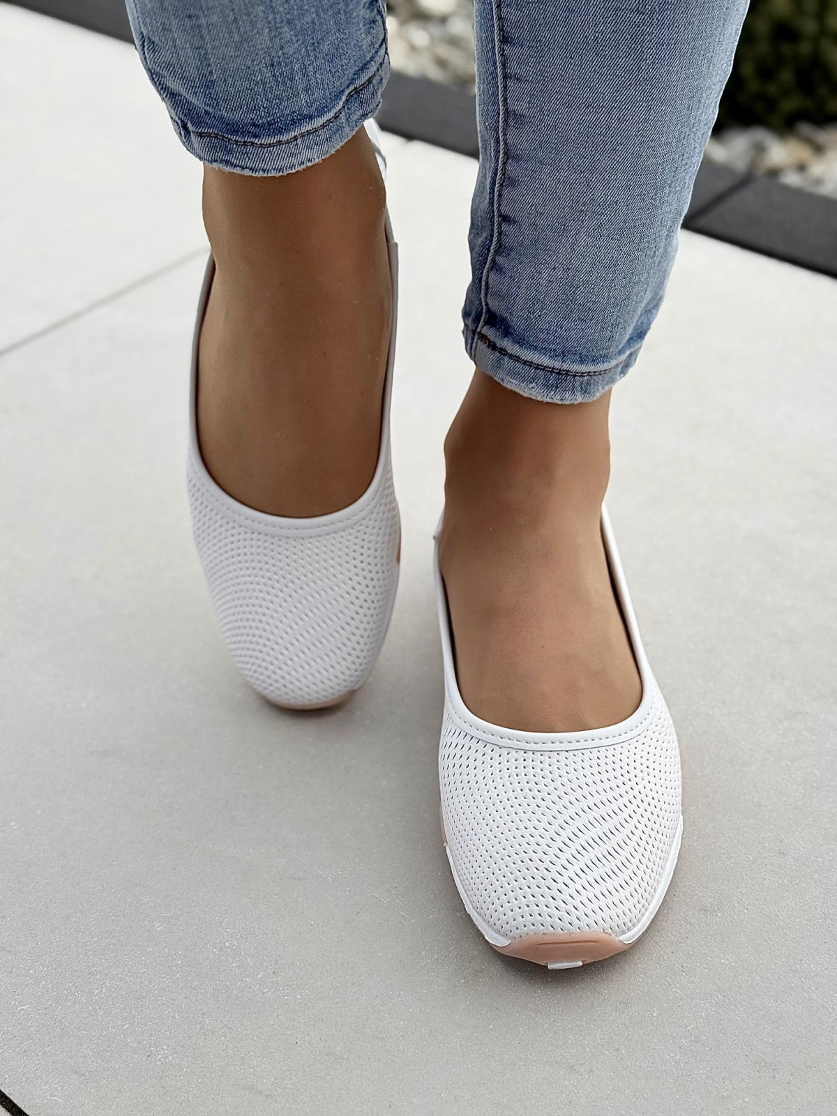 Baleriny ze skóry naturalnej