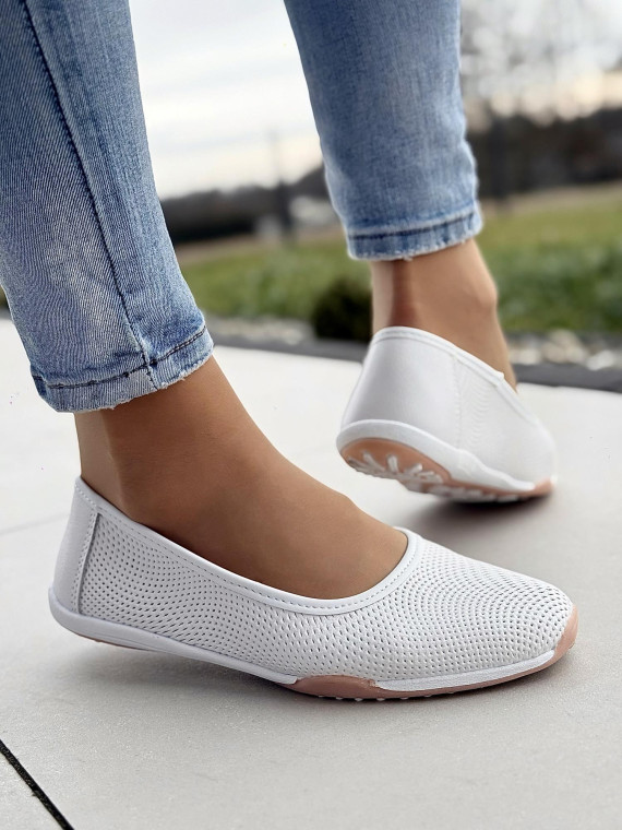 Baleriny ze skóry naturalnej