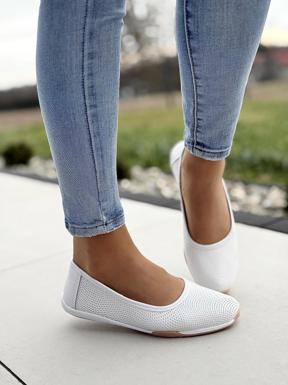 Baleriny ze skóry naturalnej