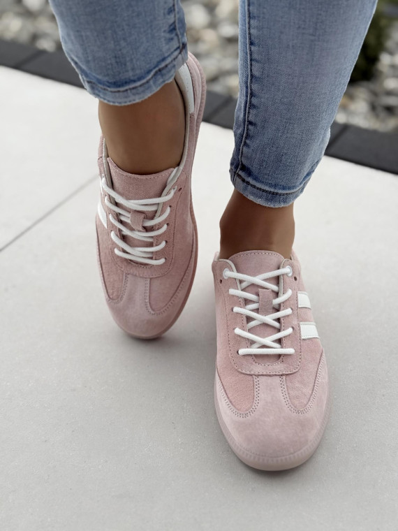 Sneakersy damskie ze skóry naturalnej