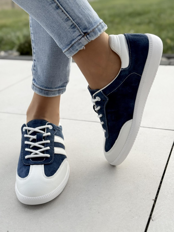 Sneakersy damskie ze skóry naturalnej
