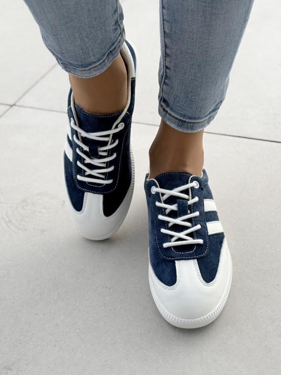 Sneakersy damskie ze skóry naturalnej