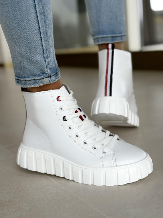 Sneakersy damskie ze skóry naturalnej