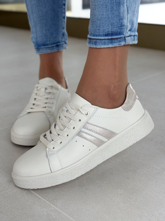 Sneakersy ze skóry naturalnej