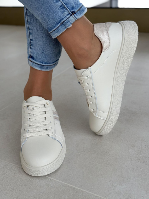 Sneakersy ze skóry naturalnej