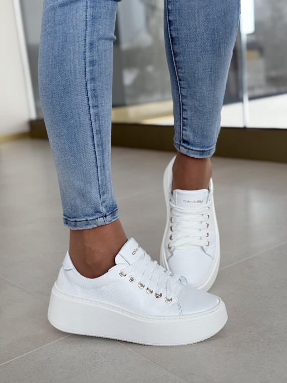 Sneakersy OLEKSY ze skóry Polskiej produkcji