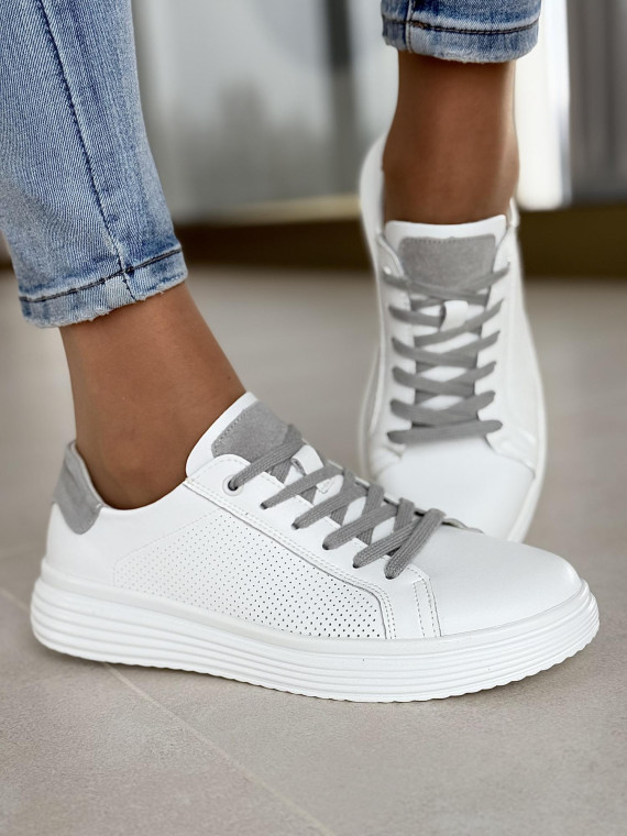 Sneakersy ze skóry naturalnej