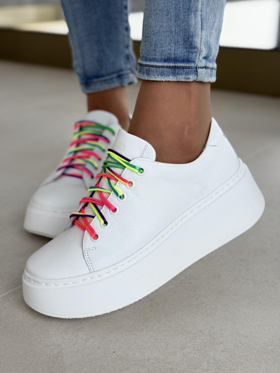 Sneakersy OLEKSY ze skóry Polskiej produkcji