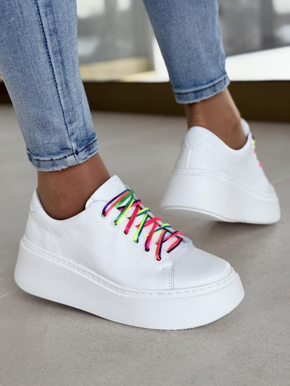 Sneakersy OLEKSY ze skóry Polskiej produkcji