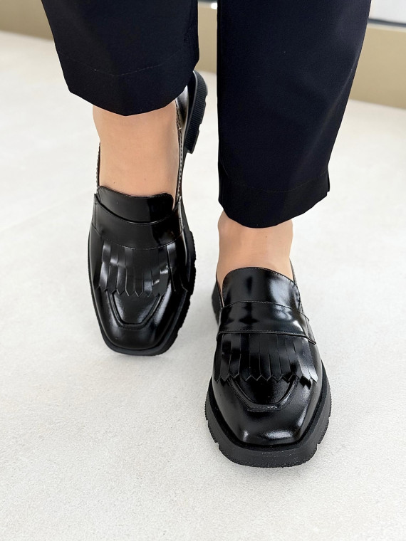 Mokasyny damskie ze skóry naturalnej