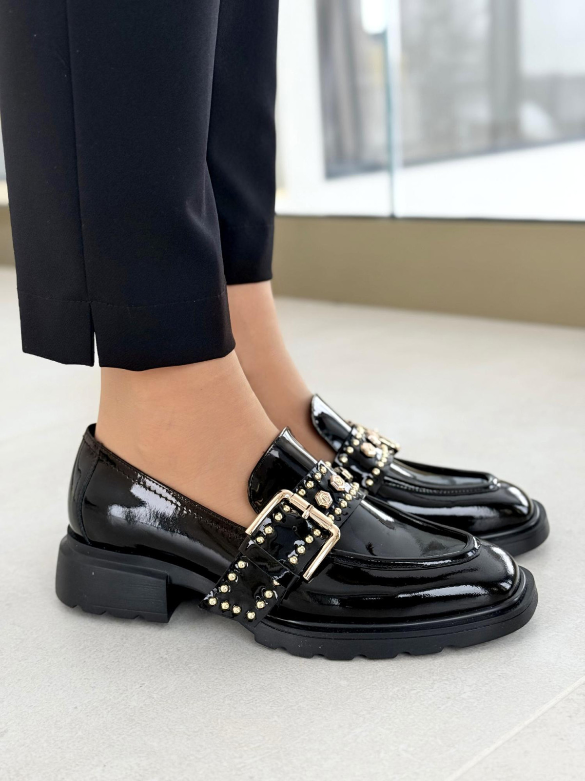 Mokasyny damskie ze skóry naturalnej polskiej produkcji