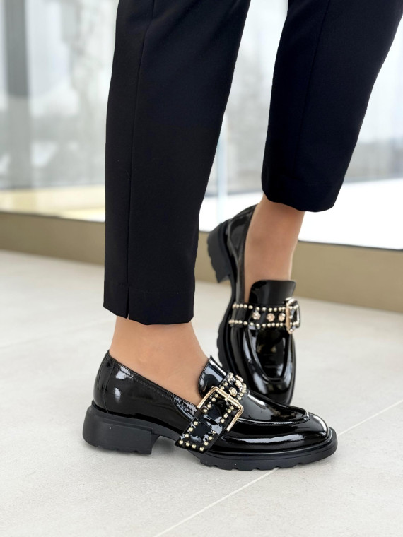 Mokasyny damskie ze skóry naturalnej polskiej produkcji