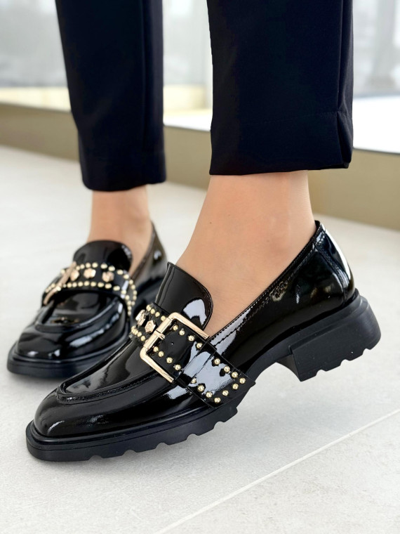 Mokasyny damskie ze skóry naturalnej polskiej produkcji