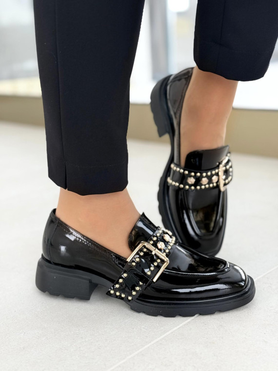 Mokasyny damskie ze skóry naturalnej polskiej produkcji