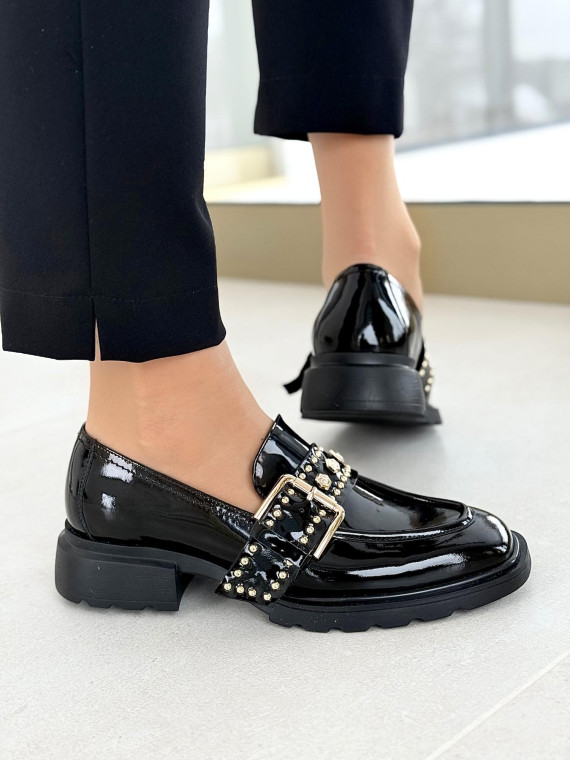 Mokasyny damskie ze skóry naturalnej polskiej produkcji