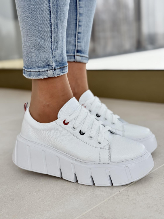 Sneakersy OLEKSY ze skóry naturalnej