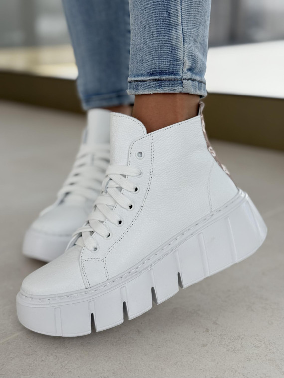 Sneakersy OLEKSY ze skóry Polskiej produkcji