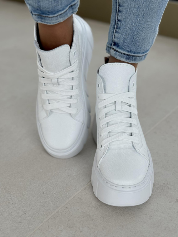 Sneakersy OLEKSY ze skóry Polskiej produkcji