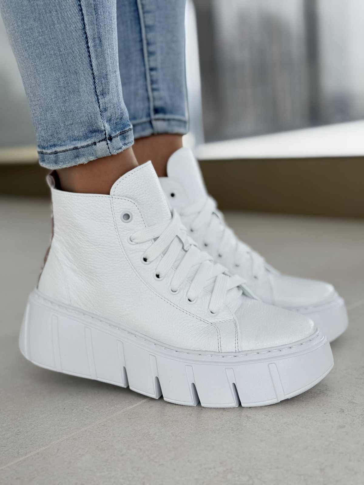 Sneakersy OLEKSY ze skóry Polskiej produkcji