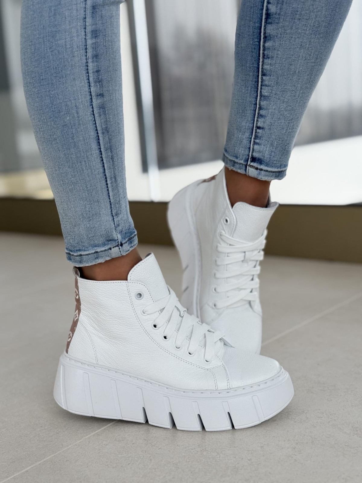 Sneakersy OLEKSY ze skóry Polskiej produkcji