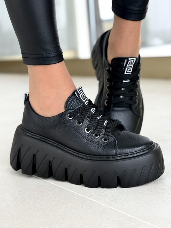 Sneakersy OLEKSY ze skóry Polskiej produkcji