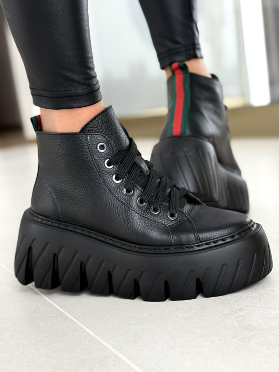 Sneakersy OLEKSY ze skóry Polskiej produkcji