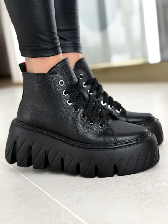 Sneakersy OLEKSY ze skóry Polskiej produkcji