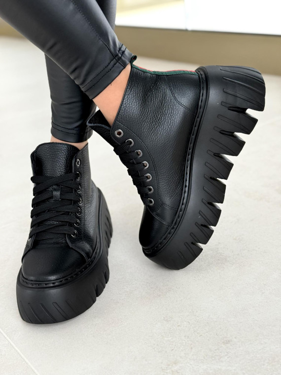 Sneakersy OLEKSY ze skóry Polskiej produkcji