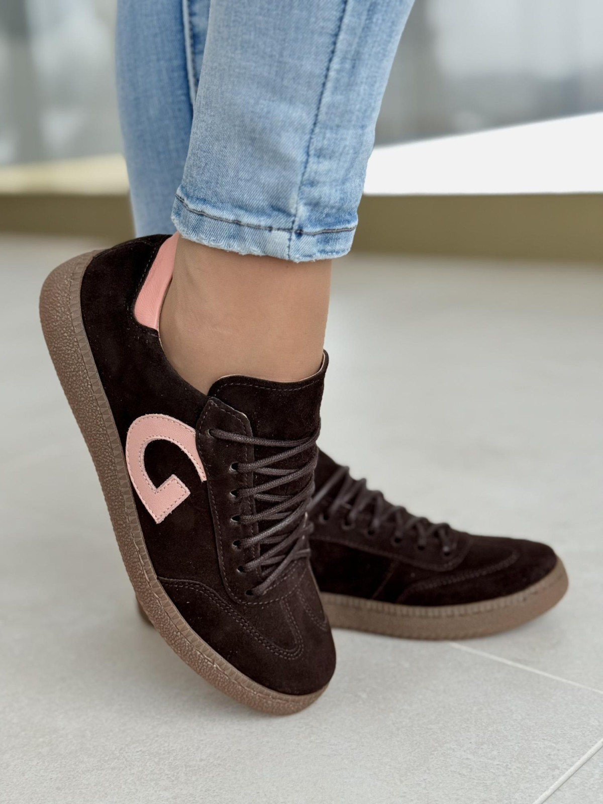 Sneakersy OLEKSY ze skóry Polskiej produkcji