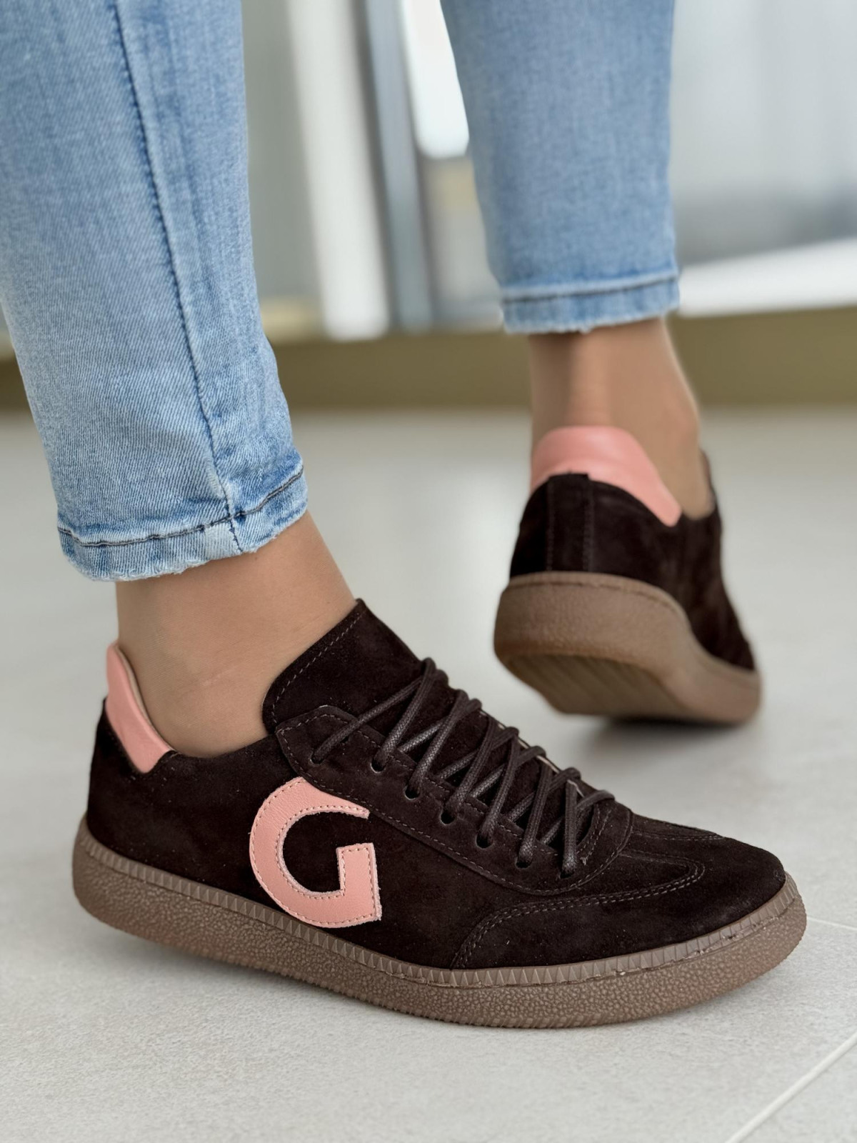 Sneakersy OLEKSY ze skóry Polskiej produkcji